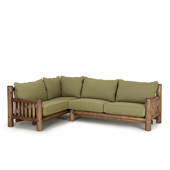 Rustic Sectional #1580R (Shown in Kahlua Finish)