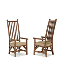 Rustic Dining Arm Chair #1214 (shown in Natural Finish) La Lune Collection