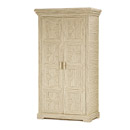 Rustic Armoire with Willow Doors #2006 shown in Navajo Premium Finish (on Bark) La Lune Collection