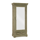 Rustic Armoire with Mirrored Door #2029 (Shown in Sage Finish) La Lune Collection