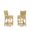 Rustic Bar Stool #1139 (Shown in Desert Finish) La Lune Collection