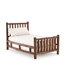 Rustic Bed Twin #4018 (Shown in Natural Finish) La Lune Collection
