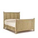 Rustic Bed Queen #4064 shown in Desert Premium Finish (on Bark) La Lune Collection