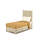 Rustic Bed Twin #4078 (shown in Navajo Finish on Bark) La Lune Collection
