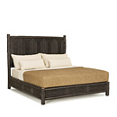 Rustic Bed King #4084 (shown in Ebony Finish on Bark)  La Lune Collection