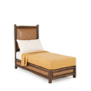 Rustic Bed Twin #4094 (Shown in Natural Finish on Bark) La Lune Collection