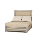 Rustic Bed Queen #4098 (Shown in Pewter Finish on Bark) La Lune Collection