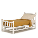 Rustic Bed Twin #4111 (shown in Antique White Finish) La Lune Collection