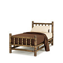 Rustic Bed Twin #4111 (shown in Kahlua Finish) La Lune Collection