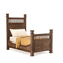 Rustic Bed Twin #4204 (shown in Natural Finish) La Lune Collection