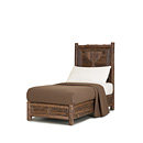 Rustic Bed Twin #4260 (Shown in Natural Finish) La Lune Collection