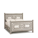 Rustic Bed Queen #4564 (Shown in Pewter Finish) La Lune Collection