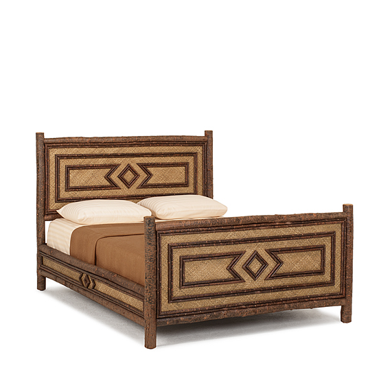 Rustic Bed Queen #4584 (shown in Natural Finish)