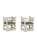 Rustic Arm Chair #1300 (Shown in Whitewash Finish) La Lune Collection