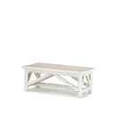 Rustic Bench #1520 (Shown in Antique White Finish) La Lune Collection