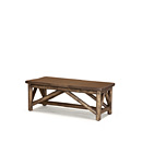 Rustic Bench #1520 (Shown in Kahlua Finish with Optional Cedar Top) La Lune Collection