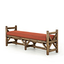 Bench #1592 (Shown in Kaluha Finish with Optional Loose Seat Cushion) La Lune Collection