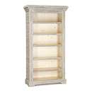 Rustic Five Shelf Bookcase #2078 (shown in Whitewash Finish)  La Lune Collection