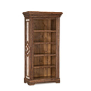 Rustic Bookcase with Four Adjustable Shelves #2508 (shown in Natural Finish) La Lune Collection