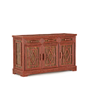 Rustic Buffet #2118 (Shown in a Custom Finish - Medium Pine with Willow in Redwood Finish) La Lune Collection