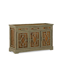 Rustic Buffet #2118 (Shown in a Custom Finish - Medium Pine with Willow in Sage Finish) La Lune Collection