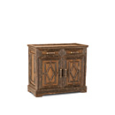 Rustic Buffet #2120 shown in Natural Finish (on Bark) La Lune Collection