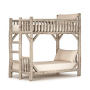 Rustic Bunk Bed Twin/Twin (Ladder Left) #4522L (shown in Sandstone Finish) La Lune Collection