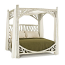 Rustic Canopy Bed King #4282 (shown in Whitewash Finish) La Lune Collection