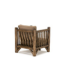 Rustic Club Chair #1270 shown in Kahlua Premium Finish (on Peeled Bark) La Lune Collection