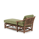 Rustic Chaise #1182 shown in Natural Finish (on Bark) La Lune Collection