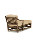 Rustic Chaise #1182 shown in Kahlua Finish (on Peeled Bark) La Lune Collection
