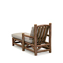 Rustic Chaise #1231 shown in Natural Finish (on Bark) La Lune Collection