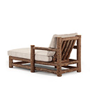 Rustic Chaise #1250 shown in Natural Finish (on Bark) La Lune Collection