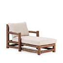 Rustic Chaise #1250 shown in Natural Finish (on Bark) La Lune Collection