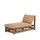 Rustic Chaise #1256 (Shown in Kahlua Finish on Peeled Bark) La Lune Collection