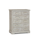 Rustic Six Drawer Chest #2130 (Shown in Pewter Finish) La Lune Collection