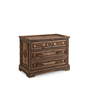 Rustic Three Drawer Chest #2136 shown in Natural Finish (on Bark) La Lune Collection