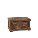 Rustic Chest #2150 shown in Natural Finish (on Bark) La Lune Collection