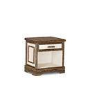 Rustic Open Nightstand #2157 (Shown in a Custom Finish - Bone Wash Pine with Willow in Natural Finish) La Lune Collection