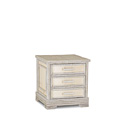 Rustic Three Drawer Chest #2159 (Shown in Whitewash Finish) La Lune Collection