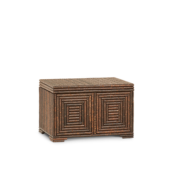 Rustic Chest #2172 shown in Natural Finish (on Bark)