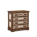 Rustic Four Drawer Chest #2564 (Shown in Natural Finish with Medium Pine Top) La Lune Collection