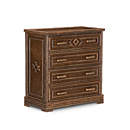 Rustic Four Drawer Chest #2582 (Shown in Natural Finish) La Lune Collection