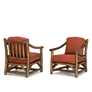 Rustic Club Chair #1174 (Shown in Kahlua Finish) La Lune Collection
