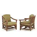Rustic Club Chair #1174 (Shown in Natural Finish and Without Welt) La Lune Collection