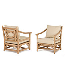 Rustic Club Chair #1175 (shown in Pecan Finish) La Lune Collection