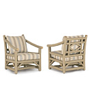 Rustic Club Chair #1175 (shown in Taupe Finish) La Lune Collection