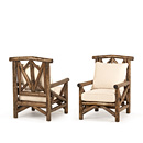 Rustic Club Chair #1242 (Shown in Kahlua Finish) La Lune Collection