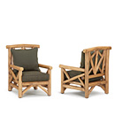 Rustic Club Chair #1242 (Shown in Pecan Finish) La Lune Collection