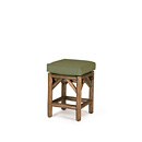 Rustic Counter Stool #1142 (Shown in Kahlua Finish w/Optional Loose Seat Cushion) La Lune Collection